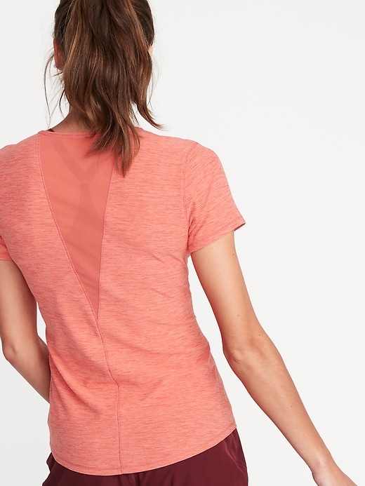 Image number 2 showing, Breathe ON Mesh-Back Performance Tee for Women