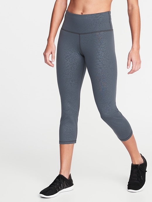 View large product image 1 of 3. High-Rise Elevate Compression Crops for Women