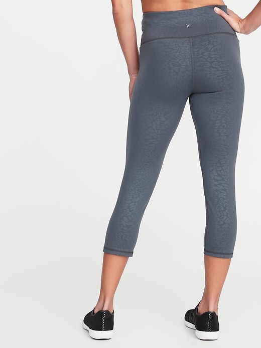 View large product image 2 of 3. High-Rise Elevate Compression Crops for Women