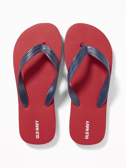 Solid-Color Flip-Flops for Boys