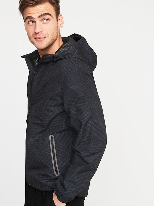 Image number 4 showing, Go-H20 Water-Resistant Hooded Rain Jacket