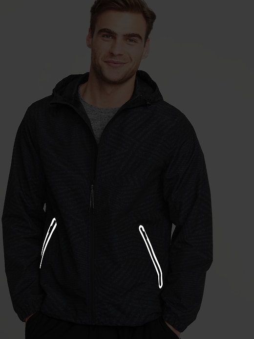 Image number 6 showing, Go-H20 Water-Resistant Hooded Rain Jacket