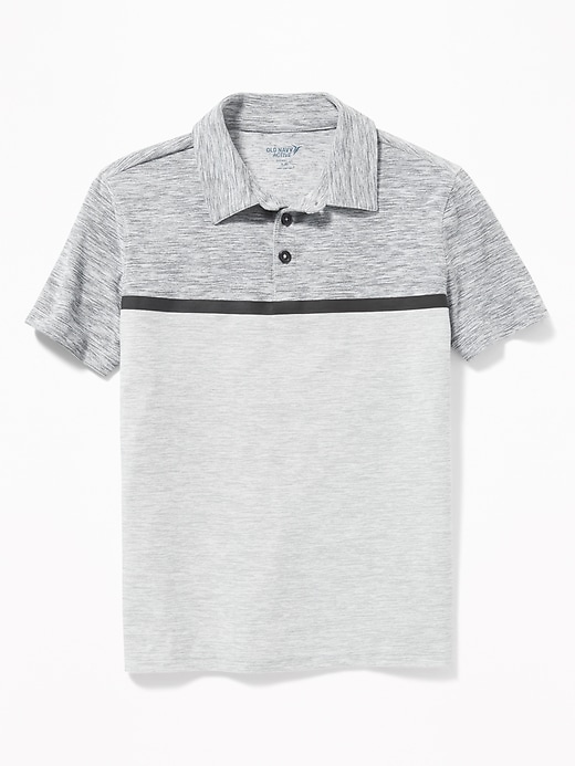 View large product image 1 of 1. Breathe ON Go-Dry Color-Blocked Polo for Boys