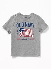 2019 Flag-Graphic Crew-Neck Tee for Toddler Boys | Old Navy