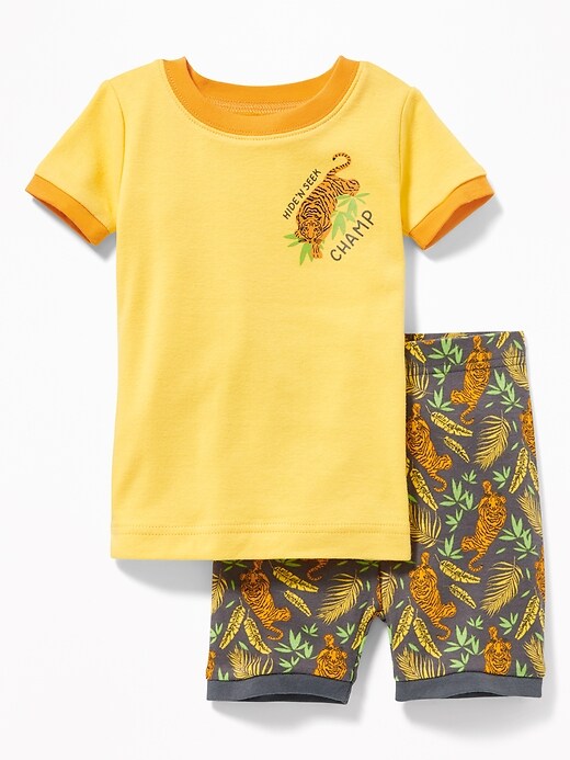 View large product image 1 of 1. "Hide 'N Seek Champ" Tiger Sleep Set For Toddler Boys & Baby