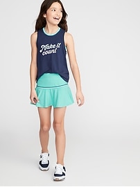 View large product image 3 of 3. Relaxed Go-Dry Skort for Girls