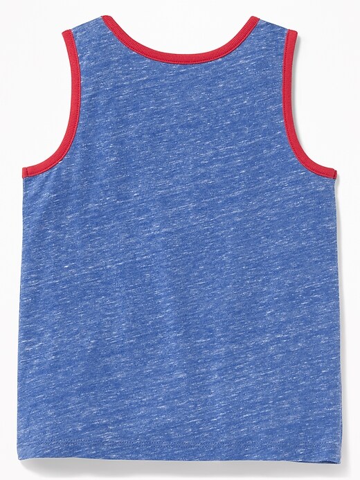 View large product image 2 of 2. Graphic Pocket Tank for Toddler Boys