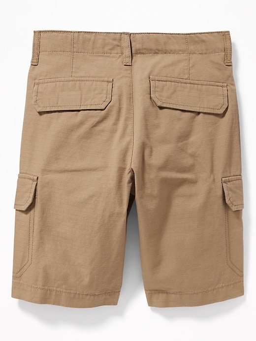 View large product image 2 of 3. Straight Ripstop Cargo Shorts For Boys