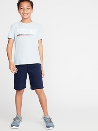 View large product image 3 of 3. French-Terry Drawstring Shorts For Boys