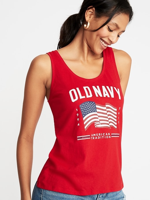 Image number 1 showing, EveryWear 2019 Flag Tank for Women
