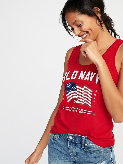 Image number 4 showing, EveryWear 2019 Flag Tank for Women