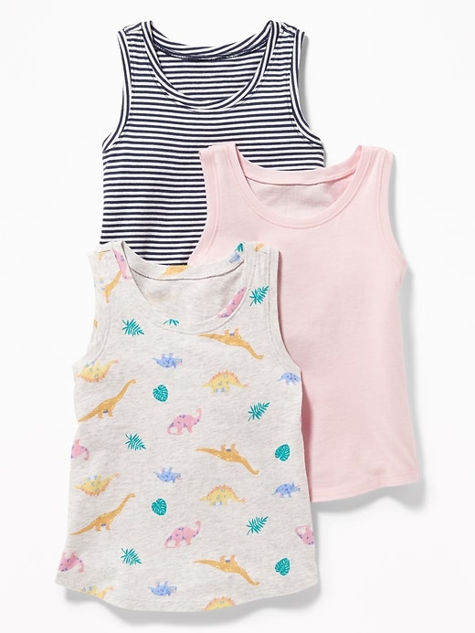 View large product image 1 of 1. Jersey Tank 3-Pack for Toddler Girls