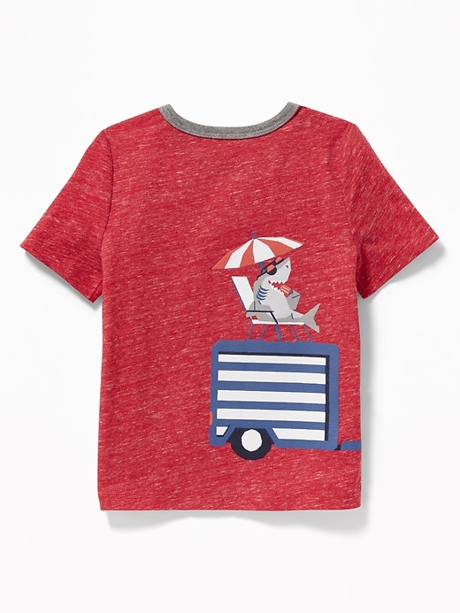 View large product image 2 of 2. Americana-Graphic Tee for Toddler Boys