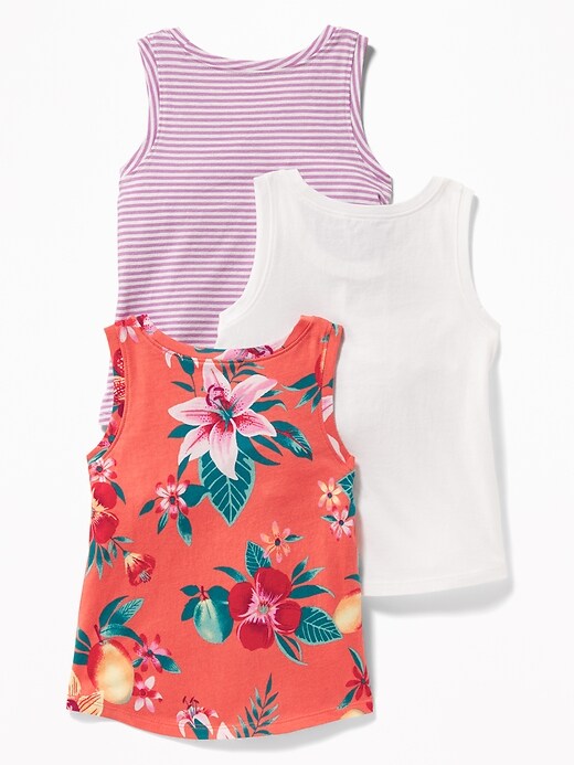 View large product image 2 of 2. Jersey Tank 3-Pack for Toddler Girls