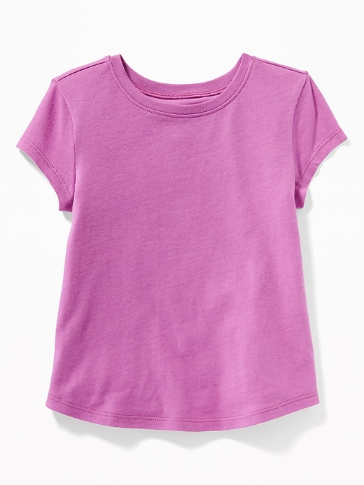 View large product image 1 of 2. Soft-Washed Crew-Neck Tee for Toddler & Baby