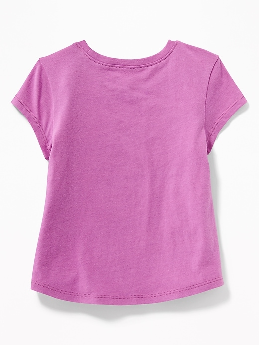 View large product image 2 of 2. Soft-Washed Crew-Neck Tee for Toddler & Baby