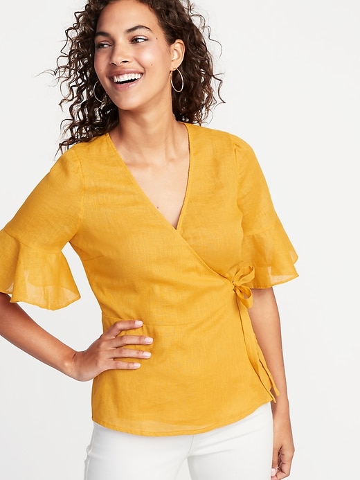old navy yellow top