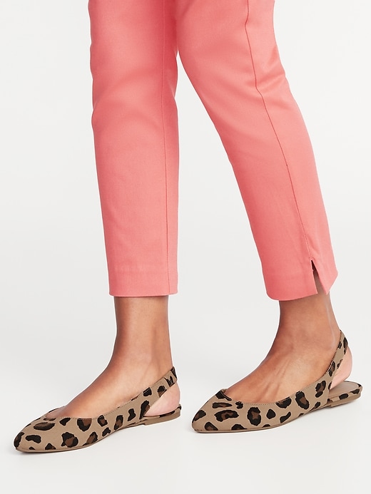 Image number 2 showing, Leopard-Print Slingback Flats for Women