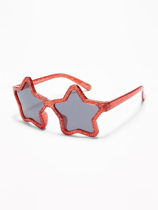 View large product image 1 of 1. Glitter Star-Shaped Sunglasses For Toddler & Baby