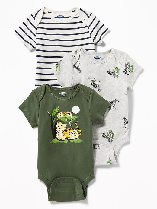 View large product image 1 of 1. Graphic Bodysuit 3-Pack for Baby
