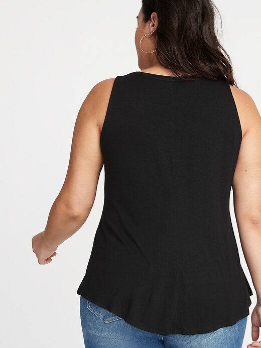 Image number 2 showing, Luxe Plus-Size Space-Dye Swing Tank