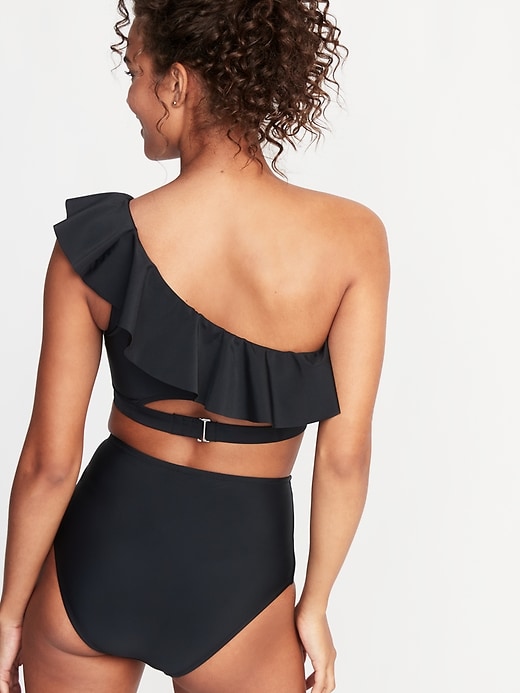 Image number 2 showing, Ruffle-Trim One-Shoulder Top for Women