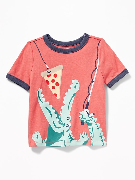View large product image 1 of 2. Wrap-Around Graphic Tee for Toddler Boys