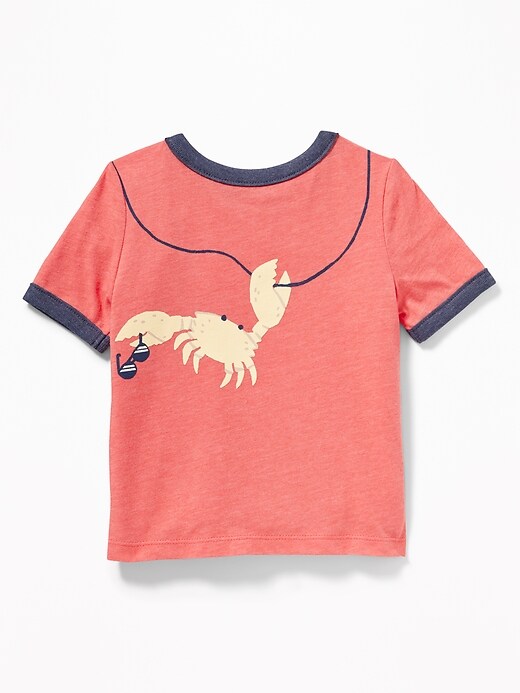 View large product image 2 of 2. Wrap-Around Graphic Tee for Toddler Boys