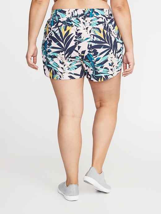 View large product image 2 of 3. Plus-Size Run Shorts - 3.5-inch inseam