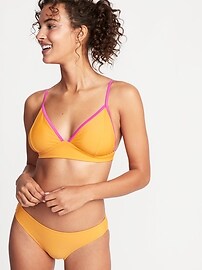 Triangle Bralette Swim Top for Women