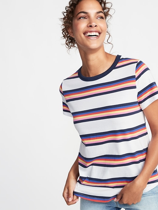 Image number 1 showing, EveryWear Striped Tee for Women