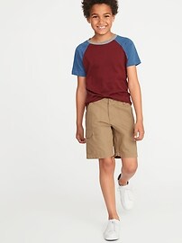 View large product image 3 of 3. Straight Ripstop Cargo Shorts For Boys