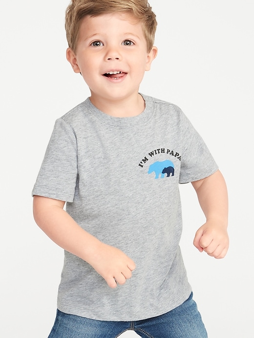 View large product image 1 of 2. Mini-Me Graphic Tee for Toddler Boys