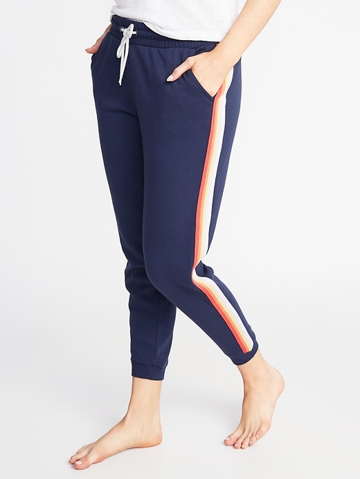 View large product image 1 of 2. Side-Stripe Street Jogger Sweatpants for Women