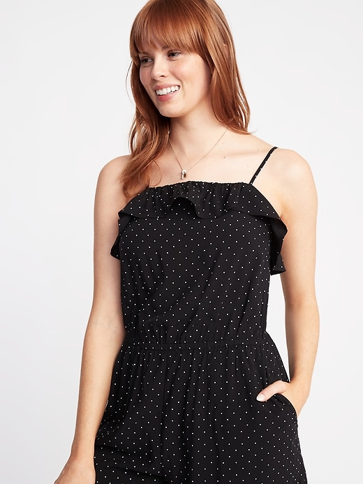Image number 3 showing, Ruffle Tiered Romper for Women