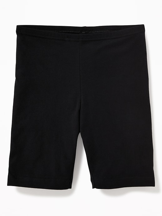 girls navy cycling shorts