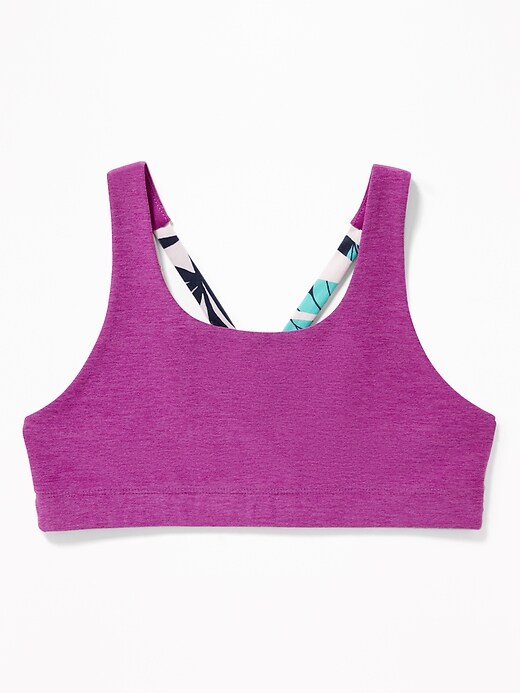 View large product image 1 of 1. Go-Dry Strappy Sports Bra for Girls
