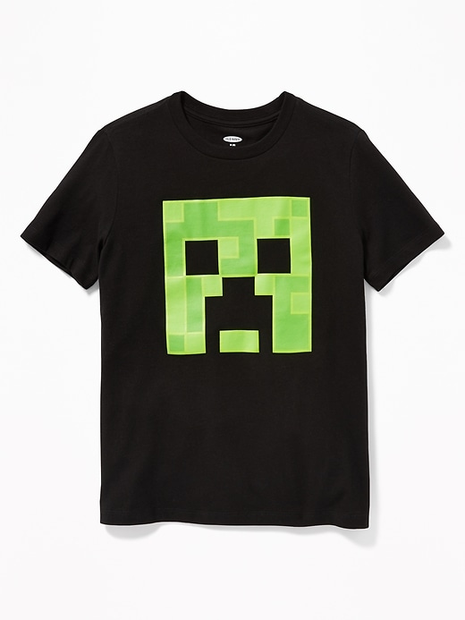 View large product image 1 of 2. Minecraft&#153 Creeper Graphic Tee For Boys