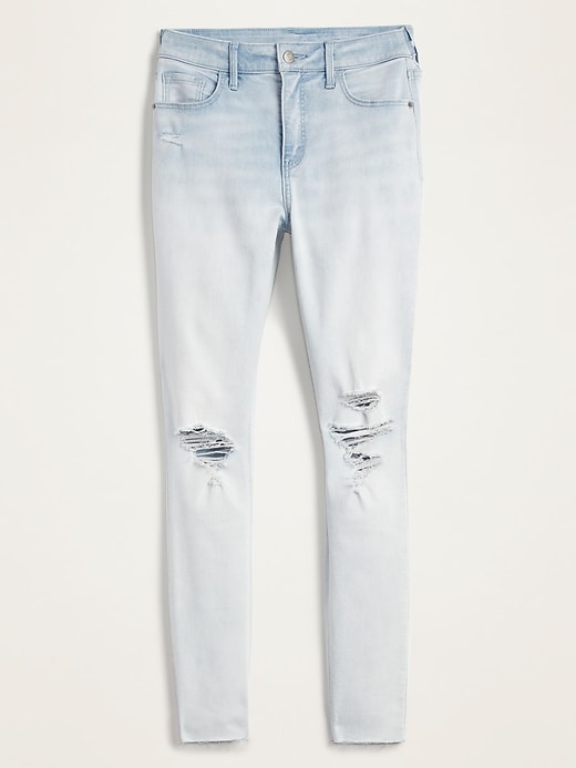 Image number 5 showing, High-Waisted Rockstar Super Skinny Ankle Jeans For Women