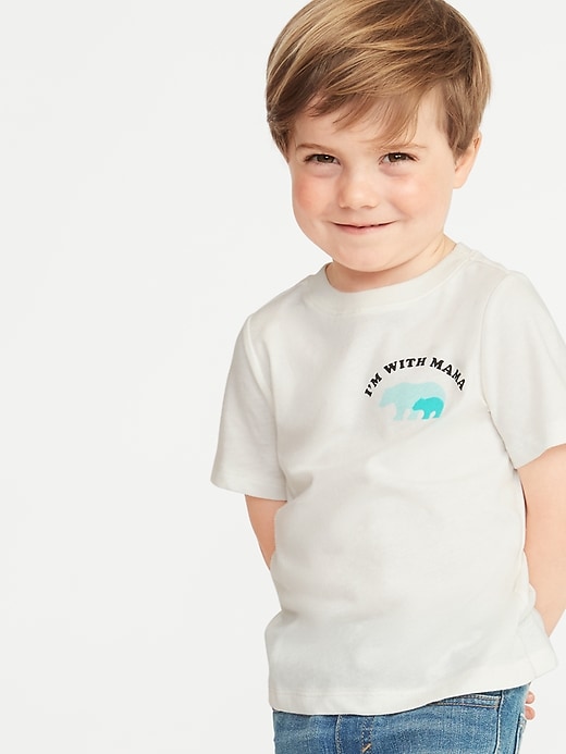 View large product image 1 of 1. Mini-Me Graphic Tee for Toddler Boys