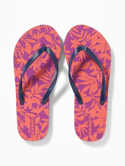 Printed Flip-Flops for Girls | Old Navy