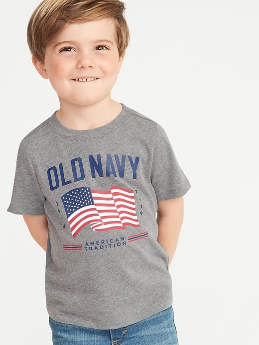 2019 Flag-Graphic Crew-Neck Tee for Toddler Boys | Old Navy
