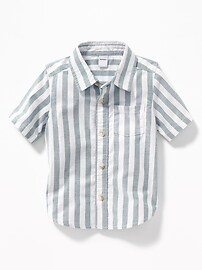 View large product image 4 of 4. Striped Oxford Shirt for Toddler Boys