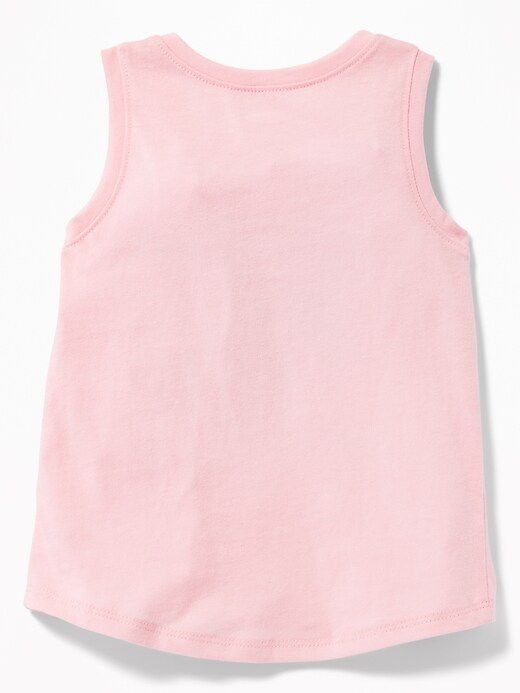View large product image 2 of 3. 2019 Flag-Graphic Muscle Tank for Toddler Girls