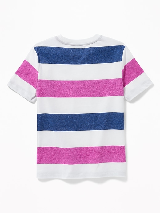 View large product image 2 of 2. Bold-Stripe Softest T-Shirt For Boys