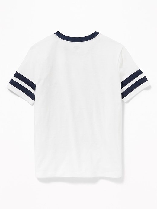 View large product image 2 of 2. Nasa&#174 Americana Sleeve-Stripe Tee For Boys