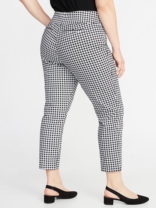 High-Waisted Side-Zip Plus-Size Pants | Old Navy