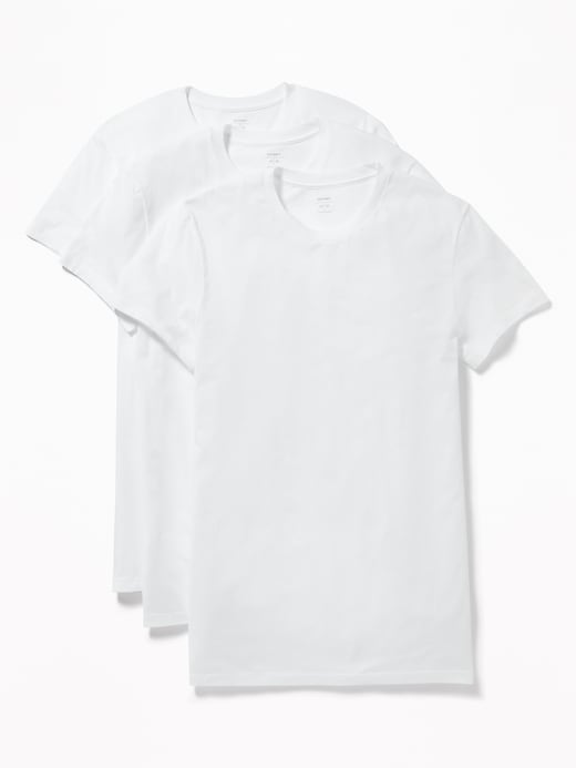 Image number 2 showing, Go-Dry Crew-Neck T-Shirts 3-Pack