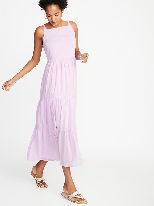 View large product image 1 of 1. Tiered Fit & Flare Maxi for Women