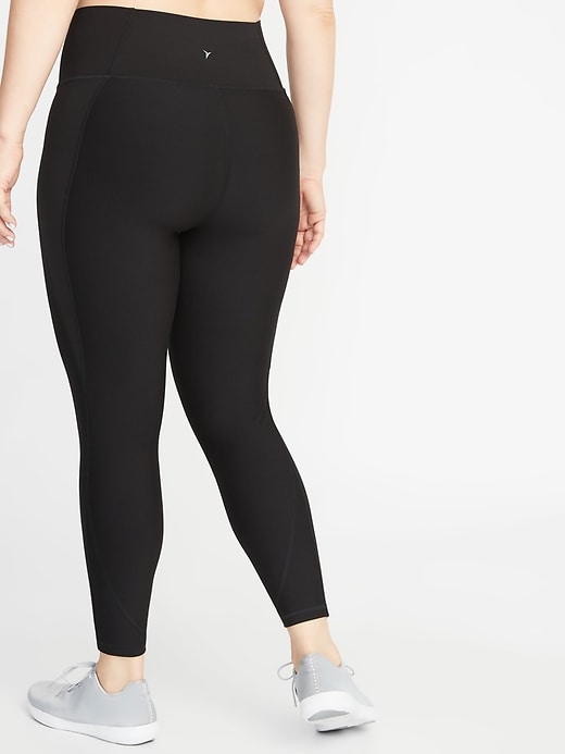 View large product image 2 of 3. High-Waisted Elevate Built-In Sculpt Plus-Size 7/8-Length Leggings